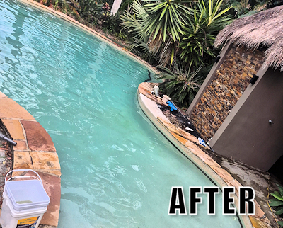 Green Swimming Pool Cleaned